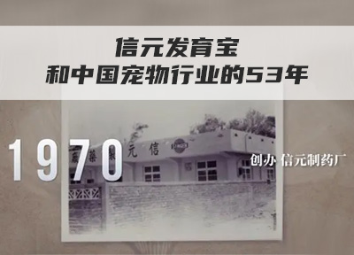 信元发育宝和中国宠物行业的53年